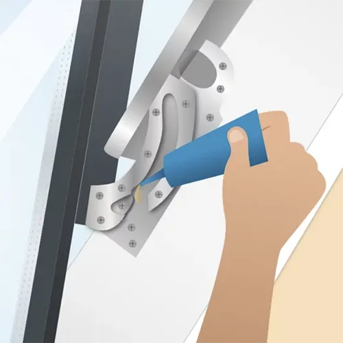 De Dakvensterinstallateur - lubrifier les pièces mobiles